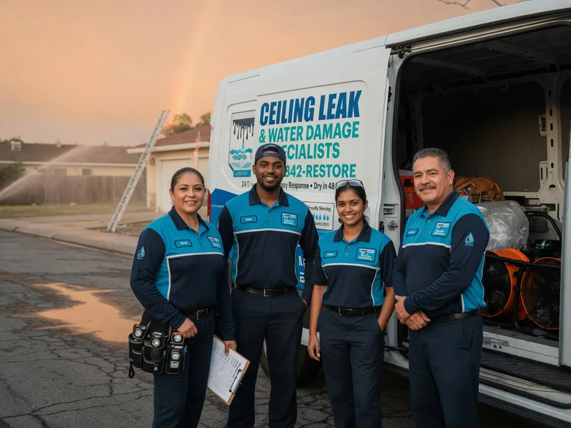 Ceiling Leak Cleanup company in North Concord, VT
